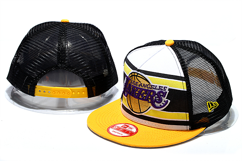 NBA Los Angeles Lakers NE Trucker Hat #01